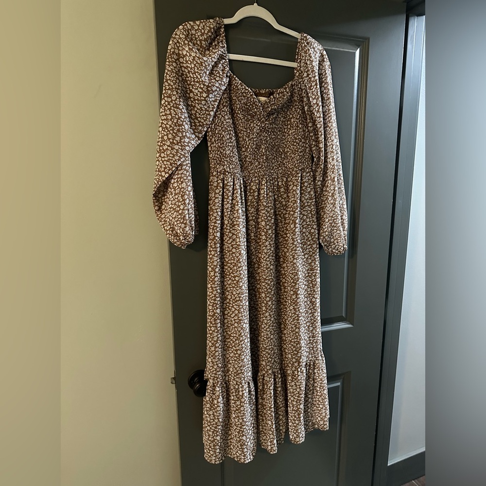 Floral Long Sleeve Dress